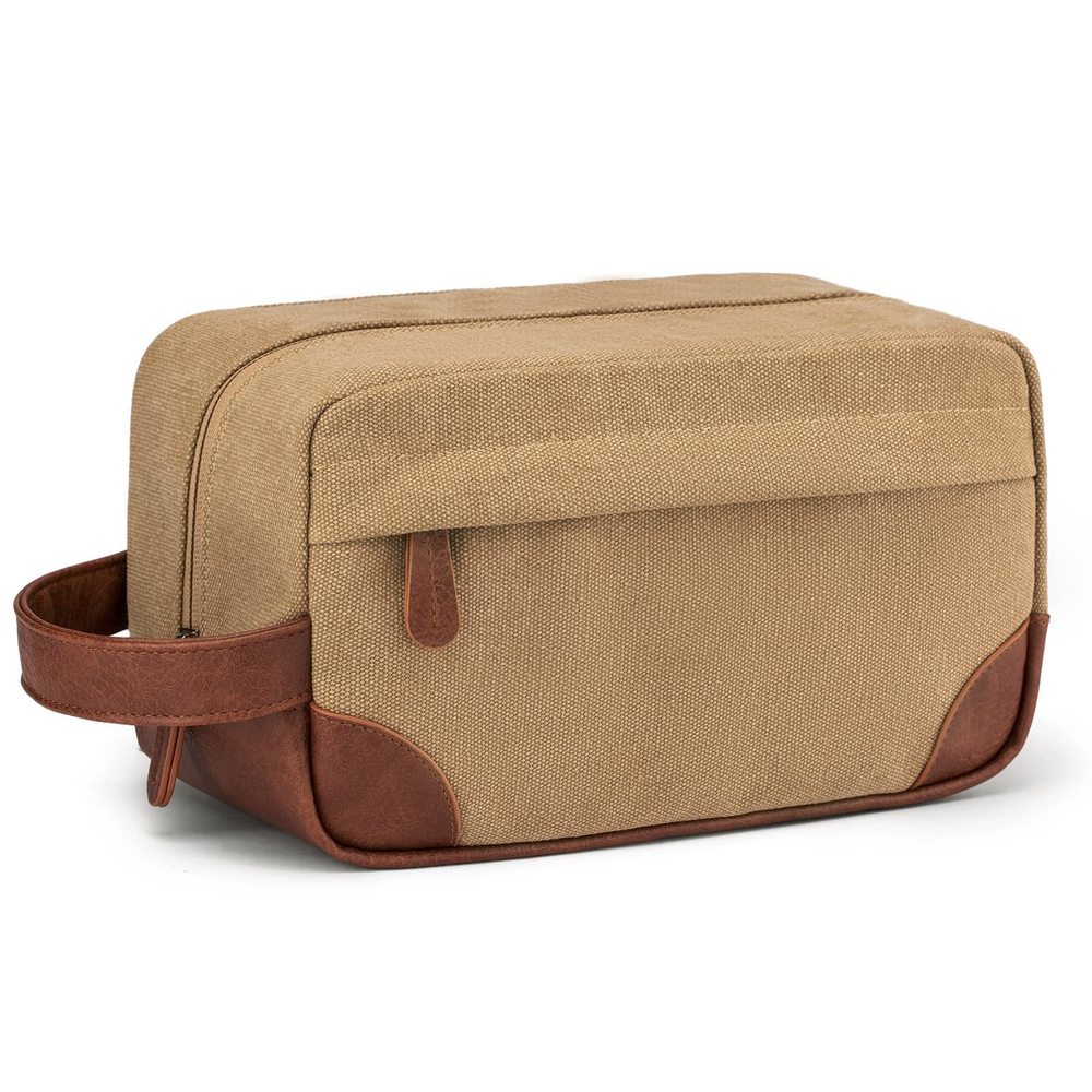 Toiletry Bag Hanging Dopp Kit For Men Water Resistant Canvas Shaving Bag With😸